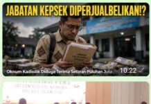 Jabatan Kepsek di Muratara Diduga Diperjualbelikan, Oknum Kadisdik Diduga Terima Setoran Puluhan Juta Per Kepsek!