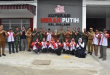 Dandim 0418/Palembang Ikuti Evaluasi KDKMP Bersama*Wapang TNI Secara Vidcom*