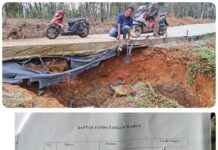 Warga Ujan Mas Baru Tanda Tangan Surat Pernyataan, Terkait Proyek Jalan Cor, Ada Apa?