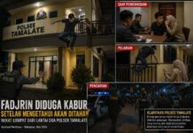 Diduga Akan Ditetapkan Jadi Tersangka,Fajrin Nekat Lompat dari Lantai Dua Polsek Tamalate Melarikan Diri