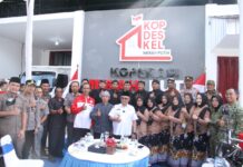 Dandim 0808/Blitar Hadiri Launching Koperasi Desa/Kelurahan Merah Putih, Dukung Penguatan Ekonomi Desa