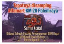 Diduga Gudang BBM Ilegal Milik HN dan DS Bebas Beroperasi, Kemana APH Setempat Dan Apa Fungsi DLH Ogan Ilir