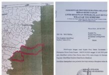 RAKYAT PETANI DESA DARMO KEC.LAWNG KIDUL KAB MUARA ENIM DI TINDAS RIBUAN HEKTAR TANAH DI RAMPAS PT BA