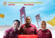 Ketua INI Andre Max Emman Ucapkan Selamat HUT Kota Palembang ke-1343