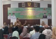 SOSIALISASI MITIGASI BANJIR MELALUI SUMUR RESAPAN, PUPR PALEMBANG TEKANKAN PERAN MASYARAKAT