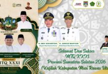 Ketua LPTQ Muratara Optimis Tembus Nasional Pada MTQ Sumsel Ke-XXXI 2026