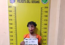 Miliki Sabu dan Coba Kabur, Seorang Pria Dibekuk Satresnarkoba Polresta Deli Serdang dan Polsek Pagar Merbau
