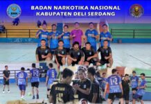 *Rangkaian Hari Anti Narkotika Internasional 2026: BNN Deli Serdang Dan BNN Tebing Tinggi Jalin Silaturahmi Lewat Olahraga Dan Pertandingan Futsal*