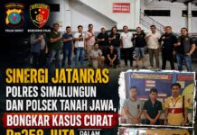 Kerjasama Tim Jatanras Polres Simalungun dan Polsek Tanah Jawa, Dua Pelaku Curat Rp258 Juta Diringkus dalam Sehari”