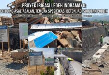 “Dicueki Pihak Kontraktor, Proyek Irigasi Rp 4,8 Miliar di Kroya Indramayu Terancam Masuk Meja Hijau”