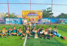 SDN 127 Palembang Juara Mini Soccer Piala KONI, Perkuat Tradisi Prestasi Menuju Kadisdik Cup Jilid II