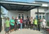 Lurah Sako Indi Suhanto SH.Bersama Ketua LPMK H. Juharman Ajak Warga Gotong Royong