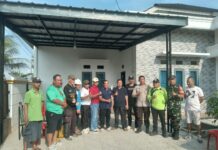 Lurah Sako Indi Suhanto SH.Bersama Ketua LPMK H. Juharman Ajak Warga Gotong Royong