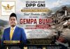 “Keluarga Besar DPP GNI Sampaikan Duka Mendalam atas Gempa M7,7 di Flores, NTT”