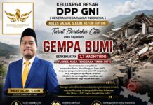 “Keluarga Besar DPP GNI Sampaikan Duka Mendalam atas Gempa M7,7 di Flores, NTT”