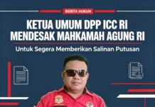“Putusan MA No.178 K/TUN/2026 Sudah Keluar 27 Juli, Salinan Hingga Kini Tak Diterima — Ketua DPP ICC-RI Desak Tegas, Tuntut Kepastian Hukum”