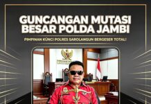 “MUTASI BESAR POLDA JAMBI: JAJARAN TINGGI POLRES SAROLANGUN BERGESER, TANTANGAN KINERJA PEJABAT BARU DIUJI”