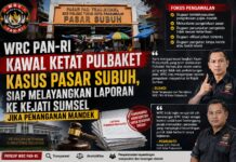 “WRC PAN-RI KAWAL KETAT PULBAKET KASUS PASAR SUBUH, SIAP MELAYANGKAN LAPORAN KE KEJATI SUMSEL JIKA PENANGANAN MANDEK”