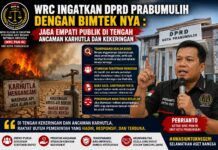 WRC Ingatkan DPRD Prabumulih Dengan Bimtek nya : Jaga Empati Publik di Tengah Ancaman Karhutla Dan Kekeringan