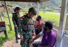 “POS BOLAKME GELAR PELAYANAN KESEHATAN BAGI MASYARAKAT DI DISTRIK BOLAKME”