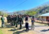 “KURIMA – Kampung Anjelma. Satgas Pamtas RI-PNG Kewilayahan Yonif 645 /GTY Pos Kurima melaksanakan kegiatan Patroli bersama Polsek Kurima dalam menjaga Kamtibnas,”