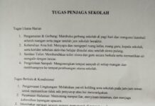 “Honor Rp 400 Ribu dengan Beban Kerja Selangit, Surat Tugas Penjaga SDN 2 Tanjung Agung Tuai Sorotan*