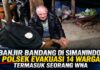 “Banjir Bandang di Simanindo, Polsek Evakuasi 14 Warga Termasuk Seorang WNA”
