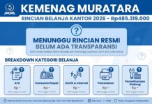 *TANPA RINCIAN! Kemenag Muratara Anggarkan Belanja Kantor Rp485 Juta di 2026, Publik Desak Keterbukaan*