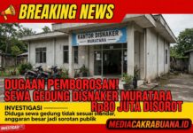Dugaan Pemborosan Anggaran Sewa Gedung Kantor Disnaker Muratara Tahun 2026