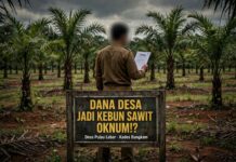 Oknum Perangkat Desa Pulau Lebar Diduga Sulap Dana Desa Jadi Kebun Sawit Pribadi, Kades Bungkam Saat Dikonfirmasi!