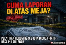 Pelatihan Hukum 9,2 Juta di Desa Pulau Lebar, Pelatihan Hukum Tahun 2025 Diduga Cuma Laporan Di Atas Meja!