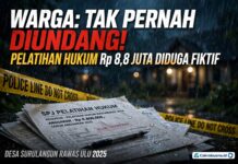 Pelatihan Hukum Desa Surulangun Rawas Ulu Tahun 2025 Diduga Fiktif, Warga: Tak Pernah Diundang!
