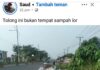 Sampah Menumpuk di Pinggir Jalan, Warga Muratara Pertanyakan Solusi dari Dinas Lingkungan Hidup.
