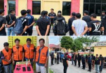 Satresnarkoba Polresta Deli Serdang Gerebek Sarang Narkoba di Kualanamu, 4 Pria Diamankan