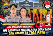 Sat Narkoba Polresta Deli Serdang Tangkap 3 pengedar Di Dua Tempat Berbeda