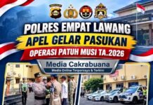 Gelar Apel Pasukan Operasi Patuh Musi 2026, Polres Empat Lawang Siap Tingkatkan Kesadaran Lalu Lintas Masyarakat”
