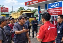 “Dugaan Pembatasan Solar di SPBU Lingkar Timur Prabumulih, Bikin Sopir Angkutan Material Meradang! APM Turun Tangan”