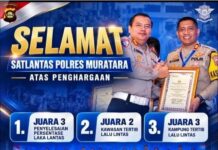 “Keren! Satlantas Polres Muratara Borong 3 Penghargaan Bergengsi Sekaligus, Kapolres AKBP Ardy Agung Permadi Apresiasi Kerja Keras Kasat Lantas AKP M Abdul Karim!”